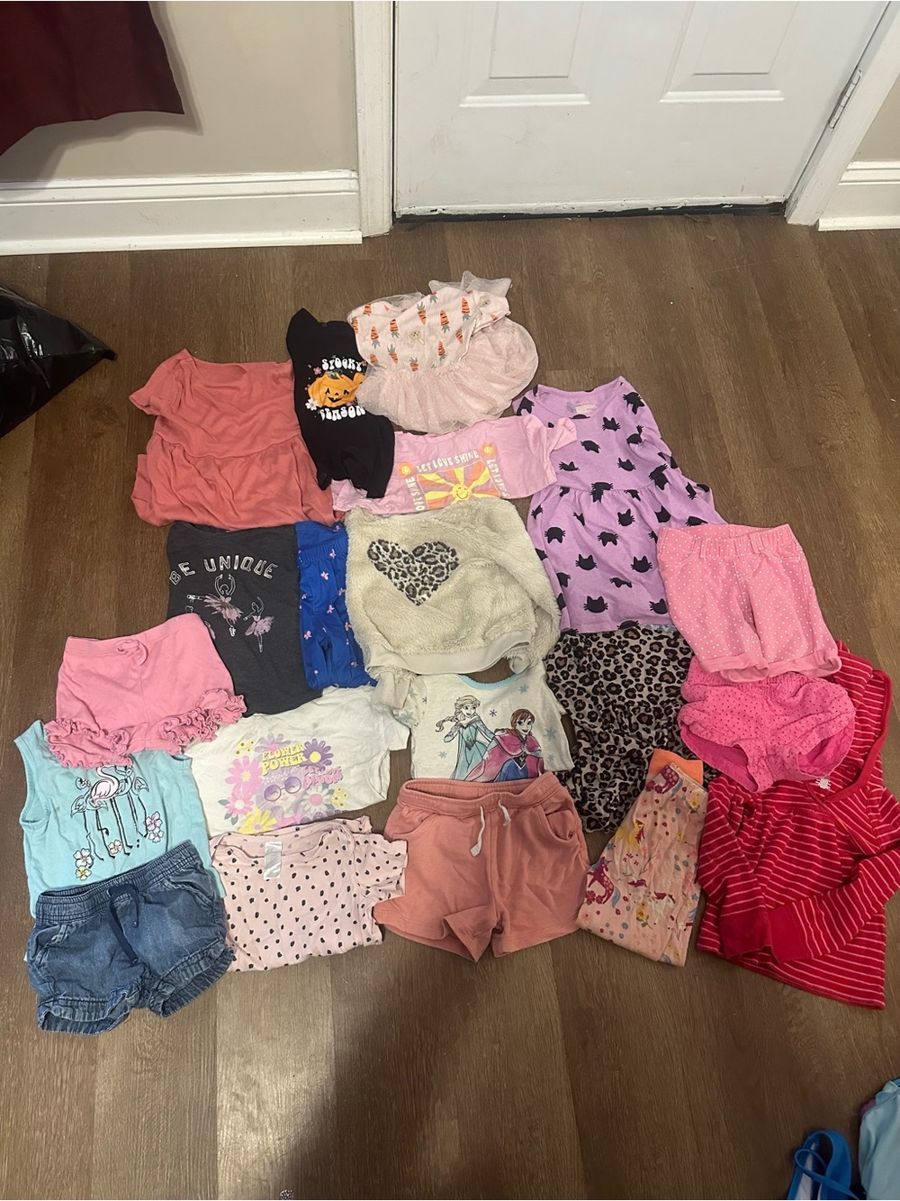 Girls Mixed Clothing Lot - Pinks, Coral, Purple